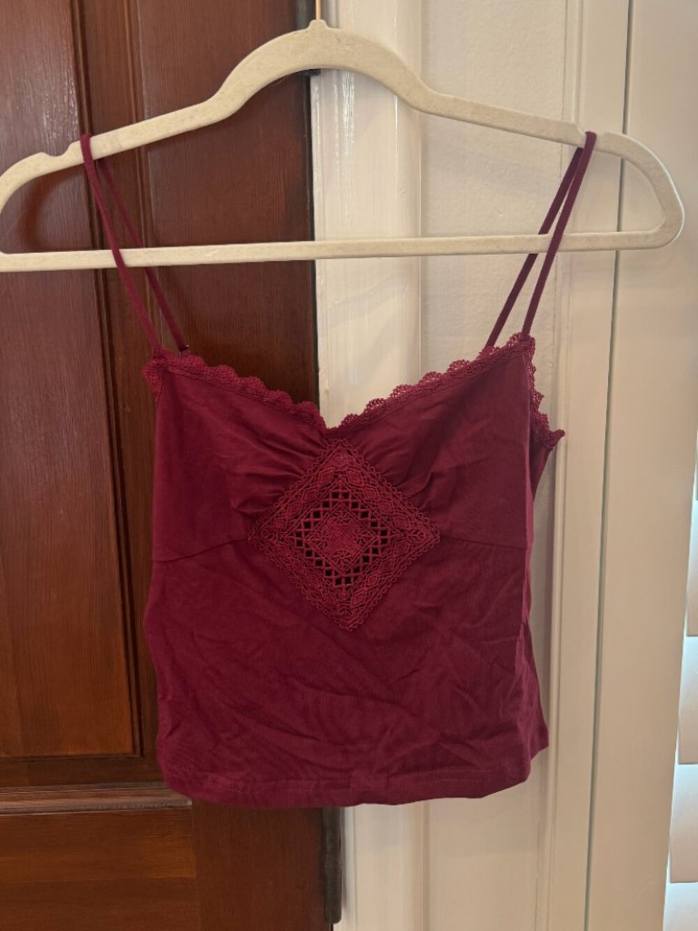 Edikted Red Burgundy Tank Top. NWT.